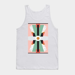 Mid Century Modern Geometric Abstract Tank Top